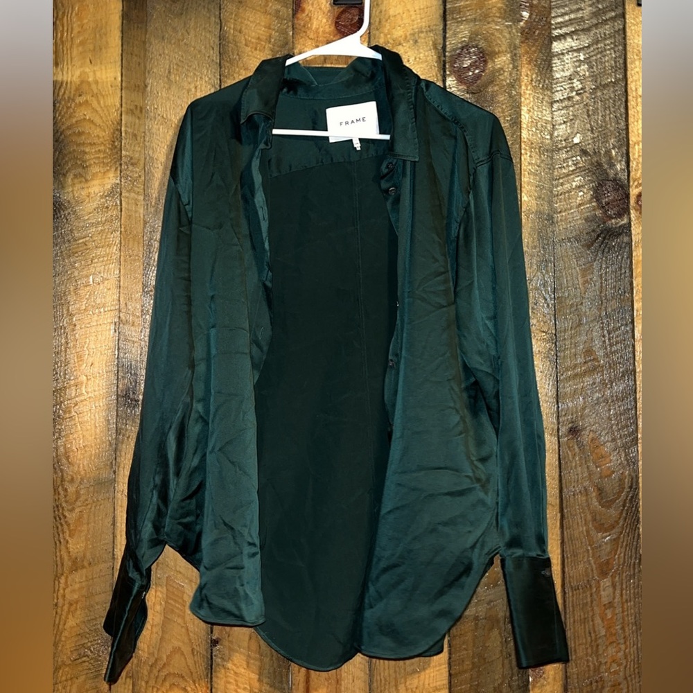 Gorgeous Emerald Button Down - image 1